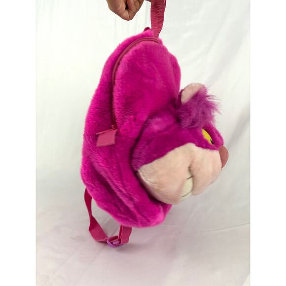 VTG Cheshire Cat Backpack Plush Alice In Wonderland Purse Small Bag Disney Store - Picture 11 of 16